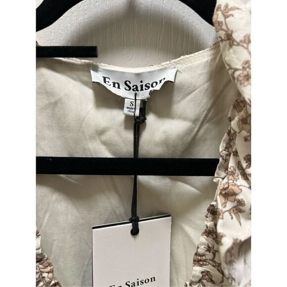 En Saison Women's Gianna Mini Dress in floral-printed cotton size S NWT$168 - Picture 6 of 6